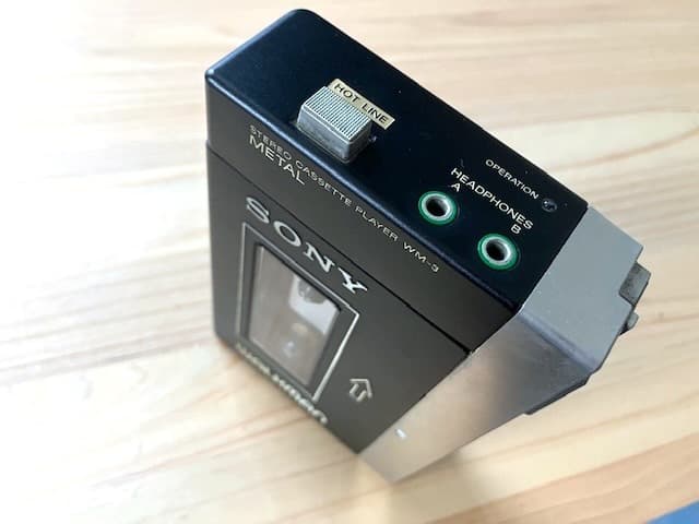 超希少美品 高音質 整備済完全動作品 SONY WM-3 新品ヘッドホン付き