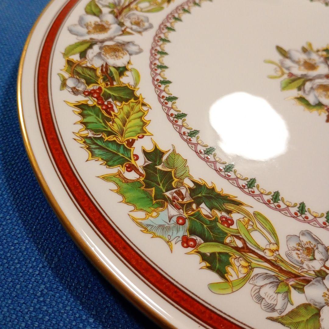 スポード　クリスマスローズ　ガトープレート　28cm　新品未使用