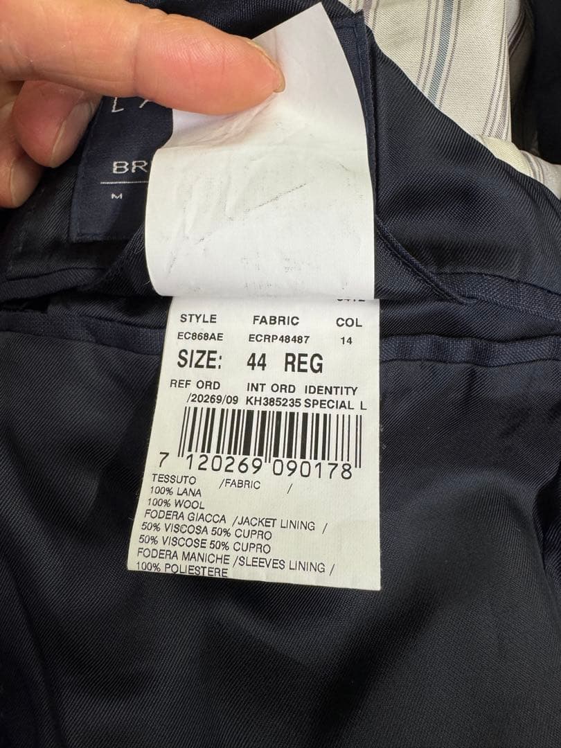 LARDINI サイズ44 ネイビー スーツ