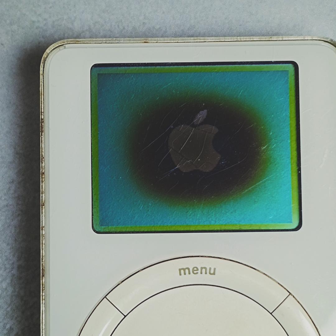 【動作確認済】Apple iPod 第2世代 10GB 液晶焼けあり
