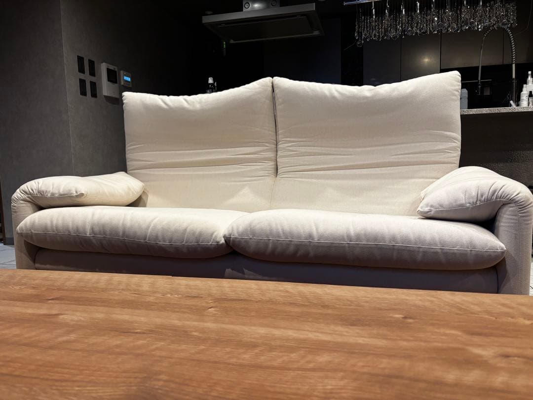 カッシーナ マラルンガ Cassina 2人掛けワイドソファ