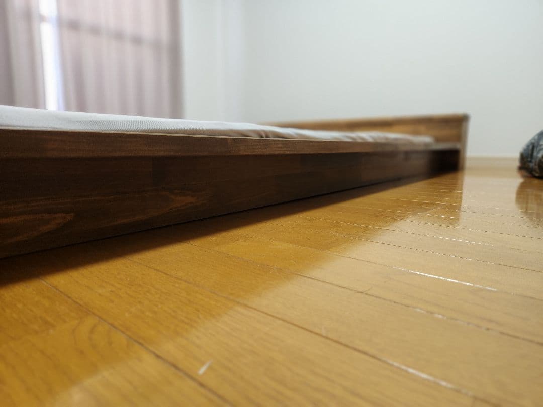 木製ダブルサイズすのこベッドDIY コンセント付き