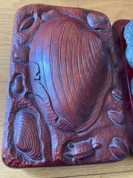 古い硯　木箱入り