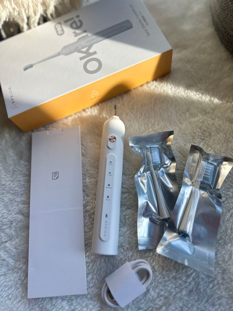 EPEIOS Okare! PRO 電動歯ブラシ ホワイト4本セット