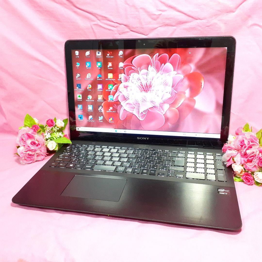 Win11/3世代Core-i7/高速SSD512G/8GB/タッチパネル搭載♪