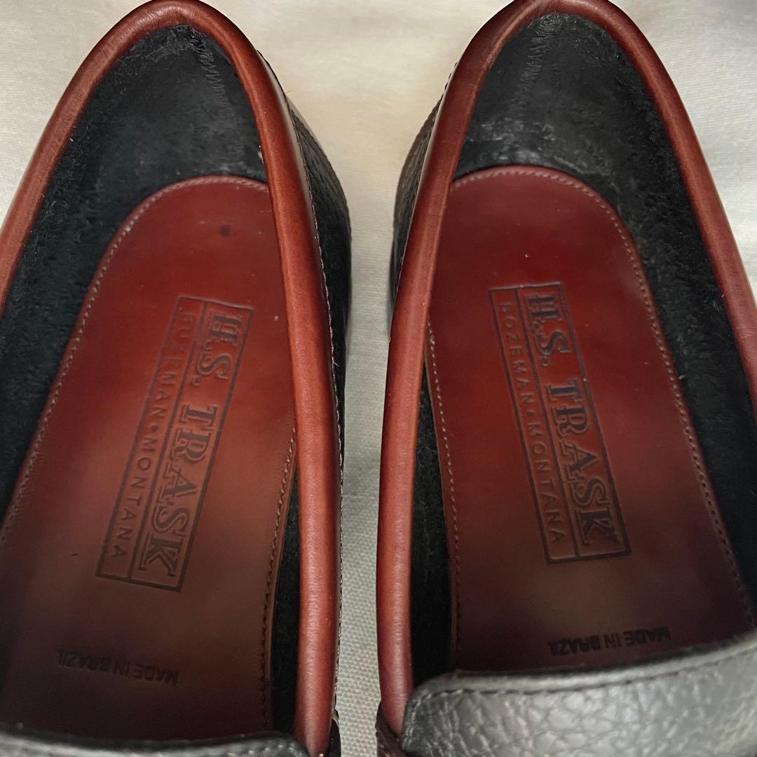 き*ょ様 old H.S.TRASK キルトタッセルローファー コンビ 黒茶 7