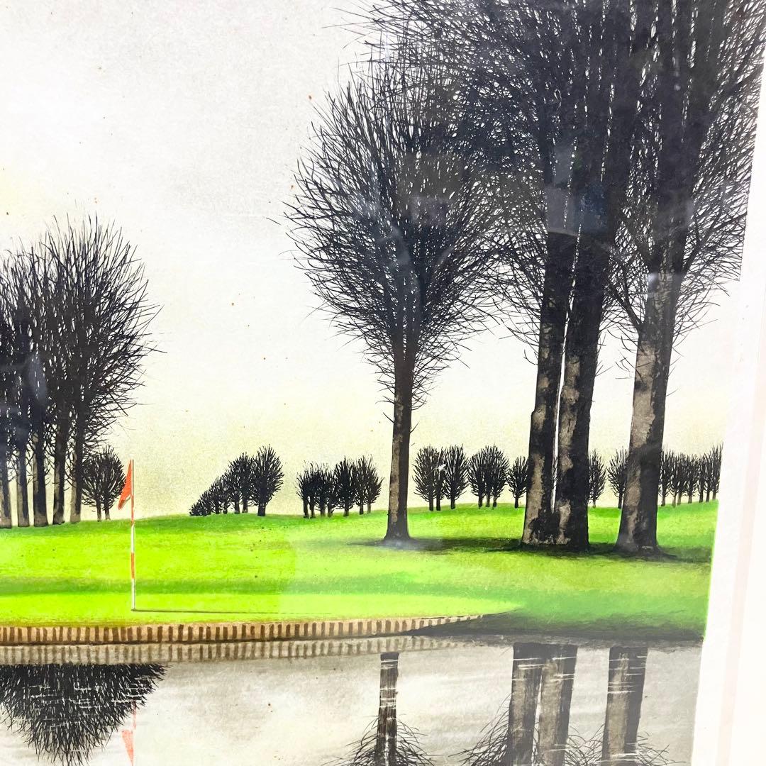 ジャック ・ デペルト「 水辺のホール 」 リトグラフ 版画　82/100 限定