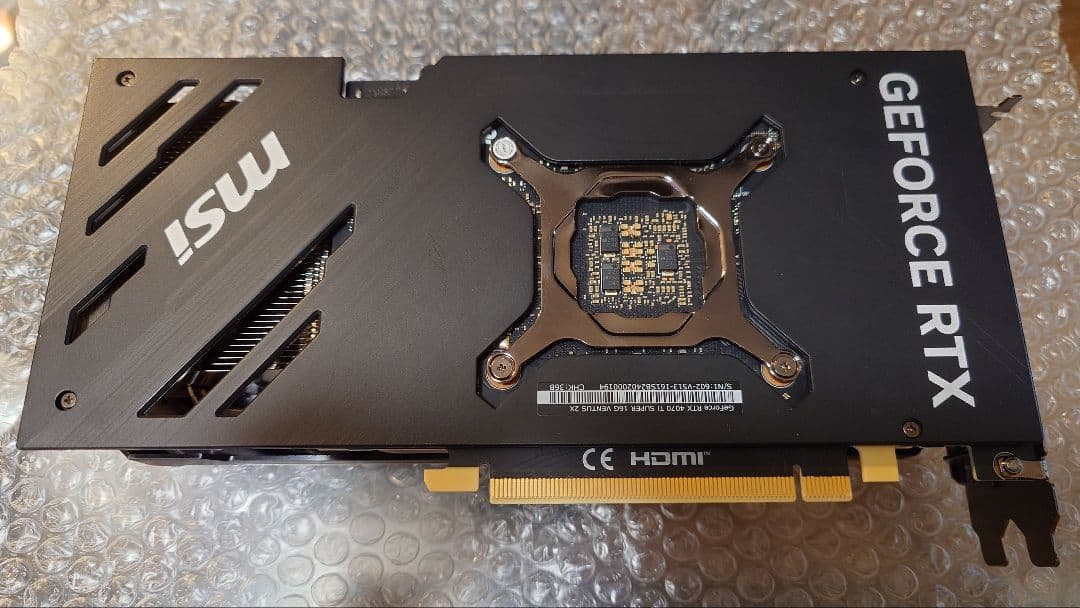 MSI GeForce RTX4070 Ti SUPER VENTUS2X +α