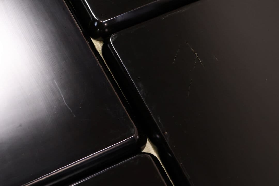 輪島塗 木製 花の蒔絵 梨地 四方膳 五客 芙蓉 木槿 卓上 茶懐石【CM187