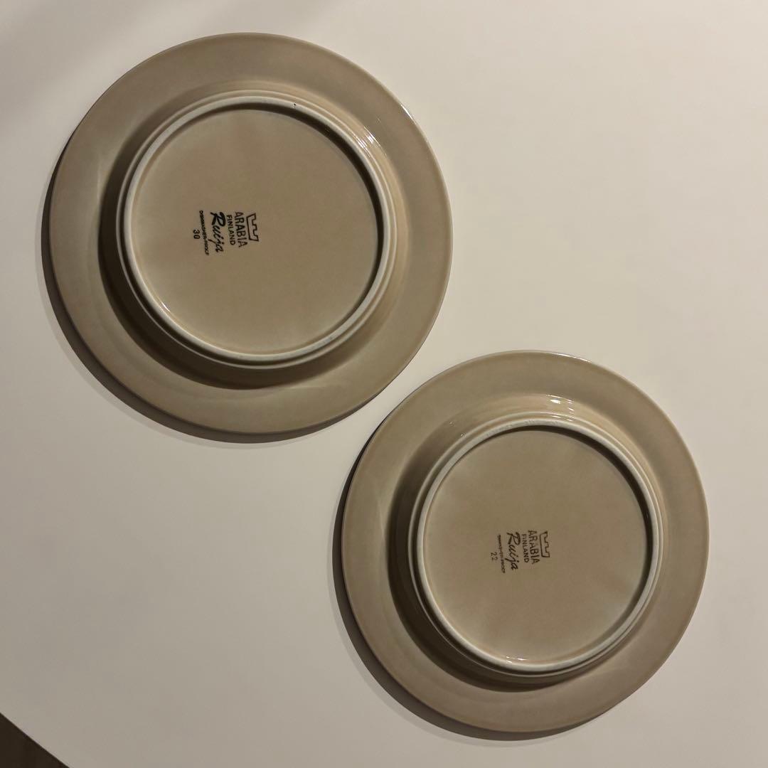 【美品】Arabia Ruija デザートプレート 20cm 4枚セット