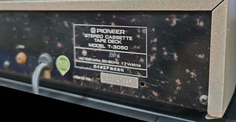 ★☆【￥52,800・1979年】PIONEER　T-3050カセットデッキ
