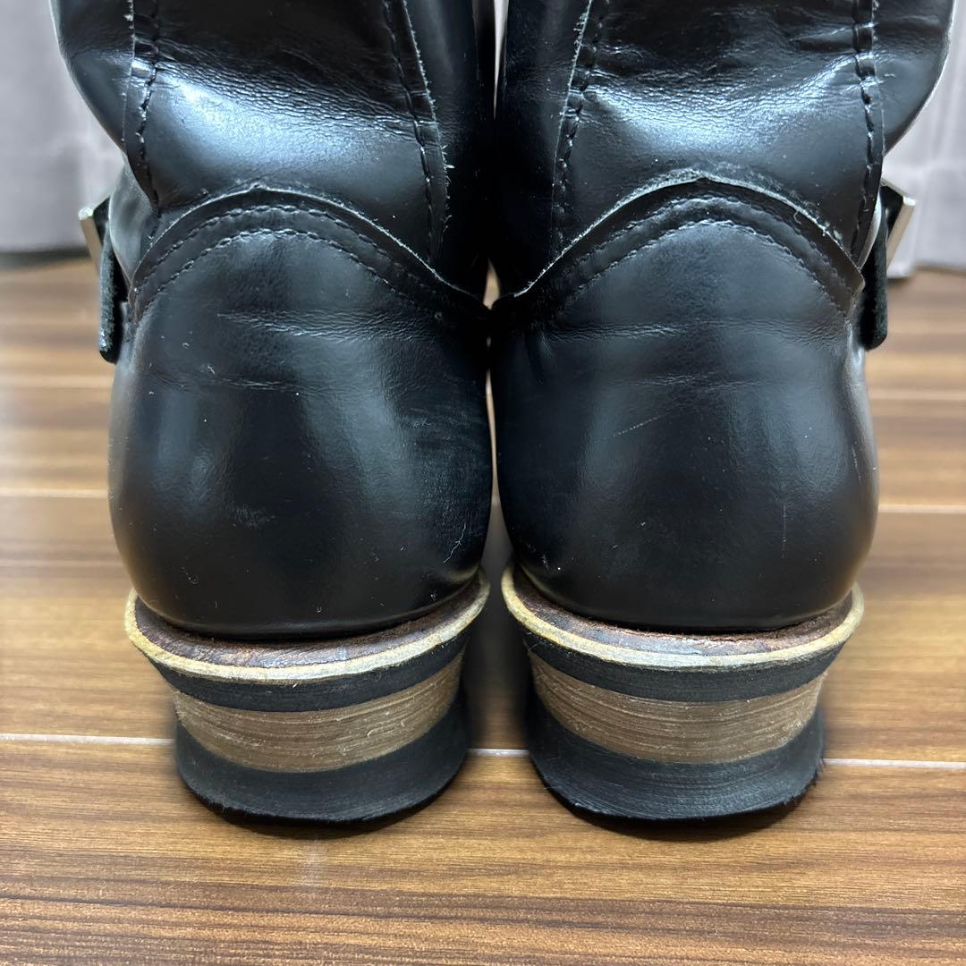 レッドウイング2268エンジニア黒ブラッククローム【8D 26センチ7年良品】