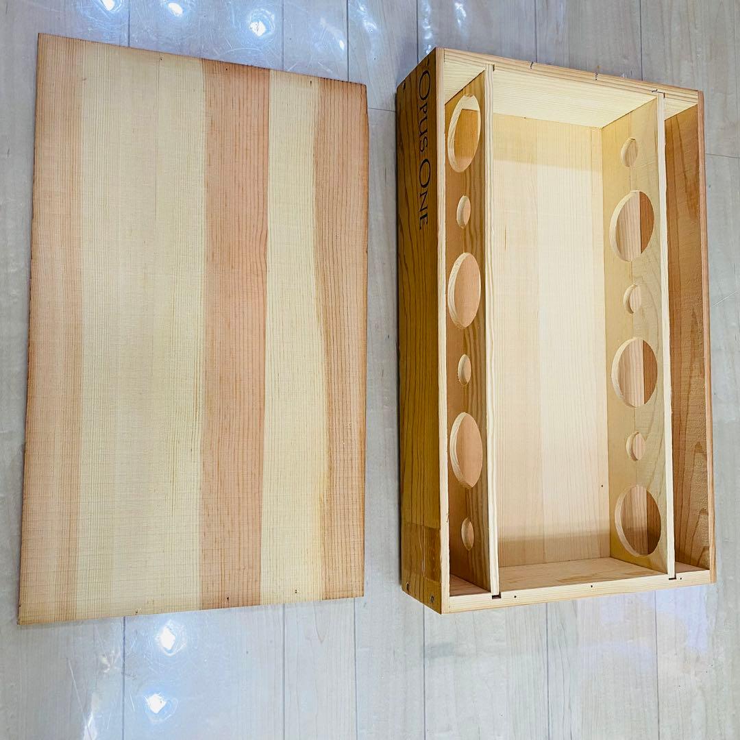 オーパスワン6本用ワイン木箱（空箱）【全7箱セット】