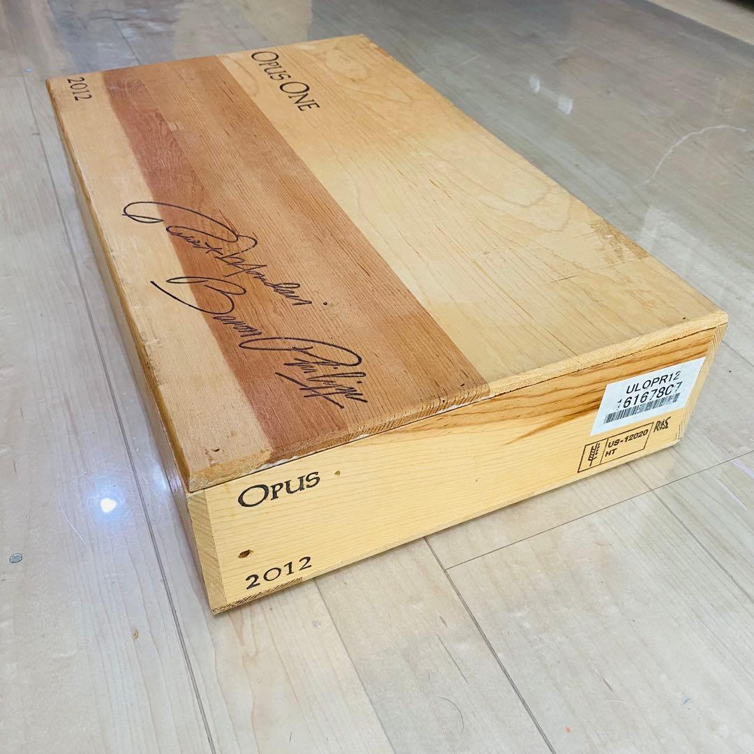 オーパスワン6本用ワイン木箱（空箱）【全7箱セット】