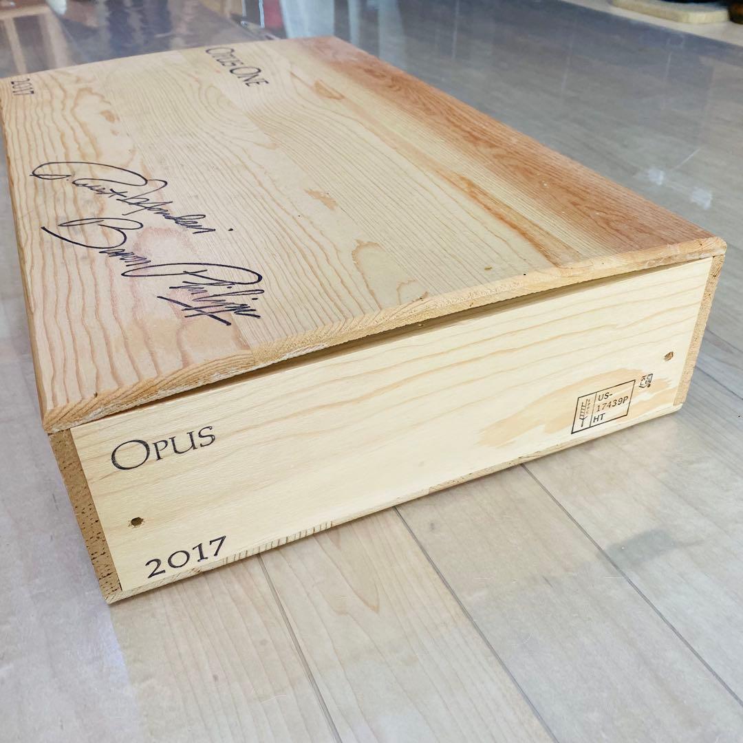 オーパスワン6本用ワイン木箱（空箱）【全7箱セット】