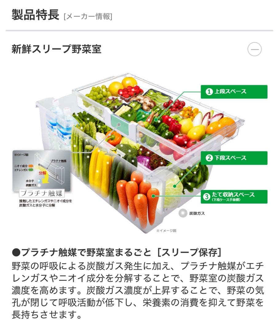 【動作良好/送料込/160,000円→】日立 R-S4200F(XN)冷蔵庫