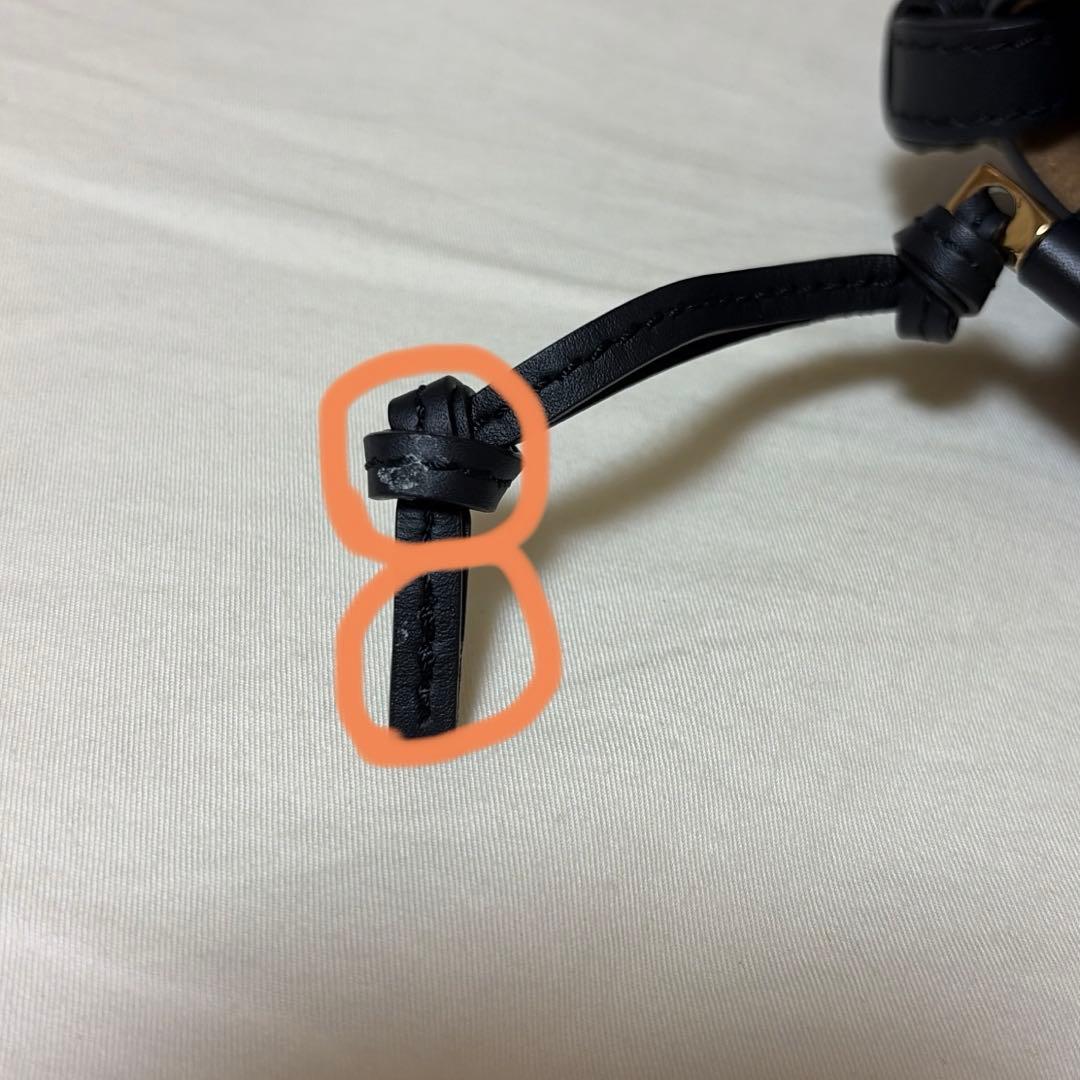 [RIRI] ロエベ LOEWE ゲートバッグ　ミニ　ブラック