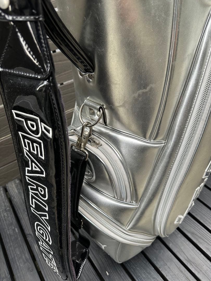 パーリーゲイツ　キャディバッグ限定品　希少シルバー