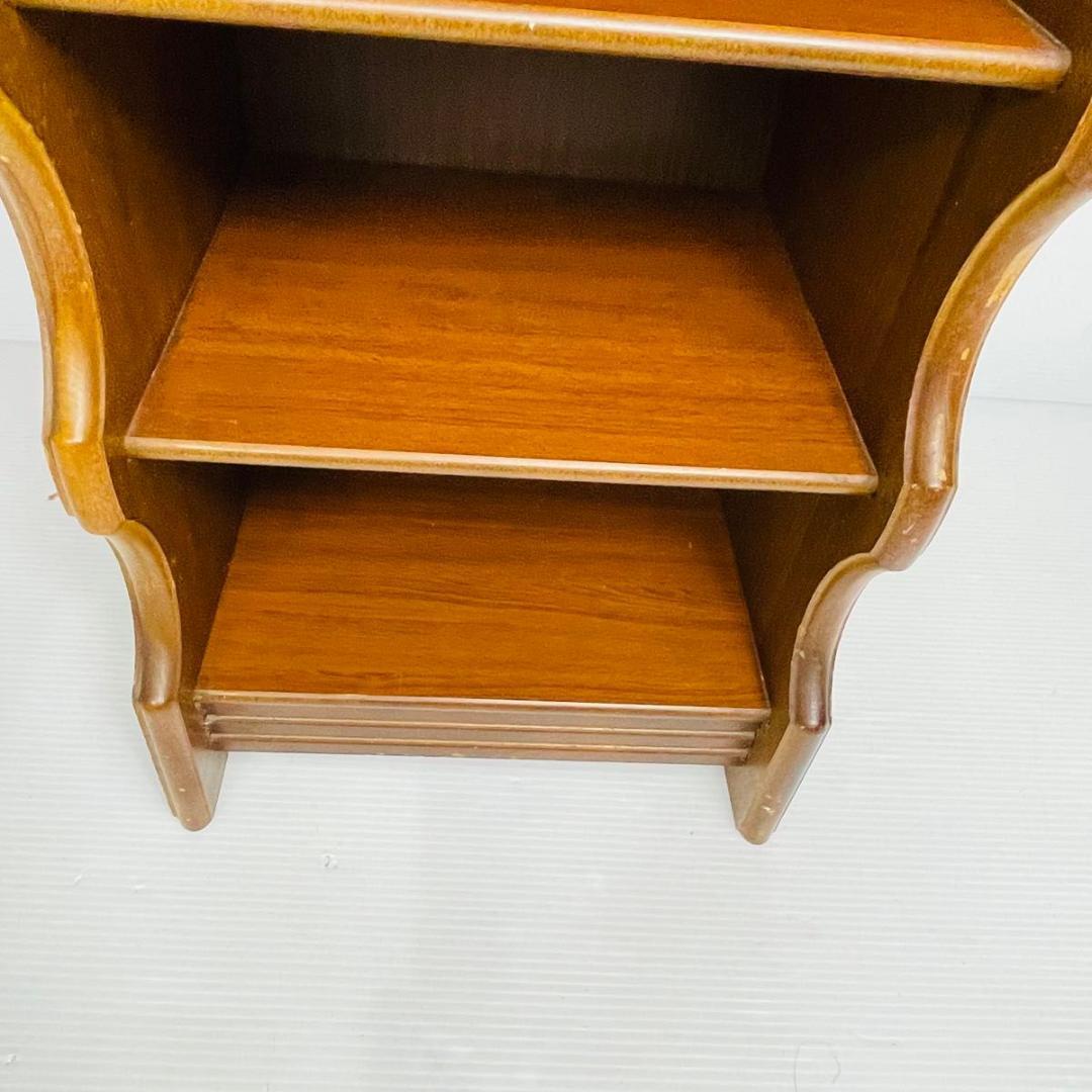 KARIMOKU カリモク 家具 靴箱　スリッパラック　アンティーク 昭和レトロ