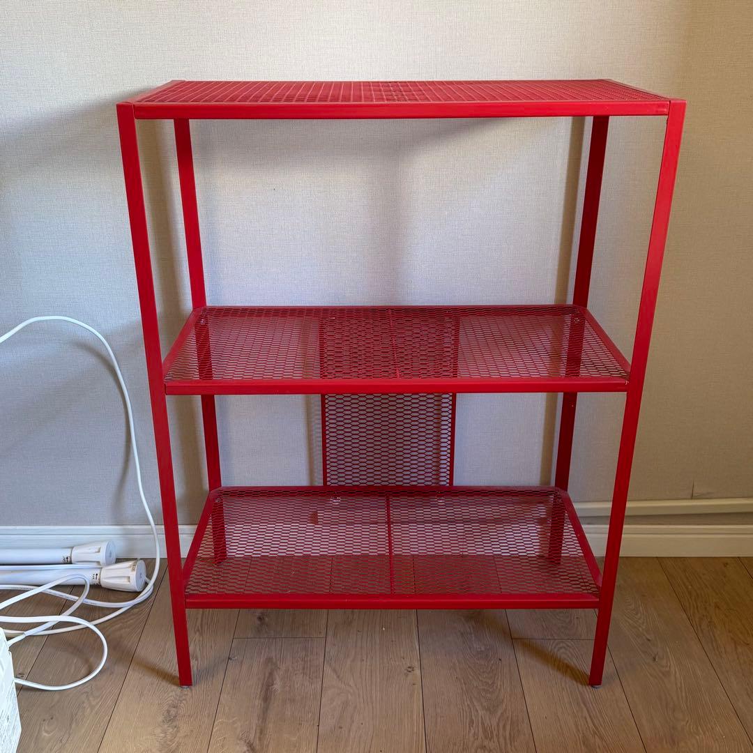 IKEA BAGGEBO（バッゲボー）シェルフユニット レッド 赤 廃盤 ①