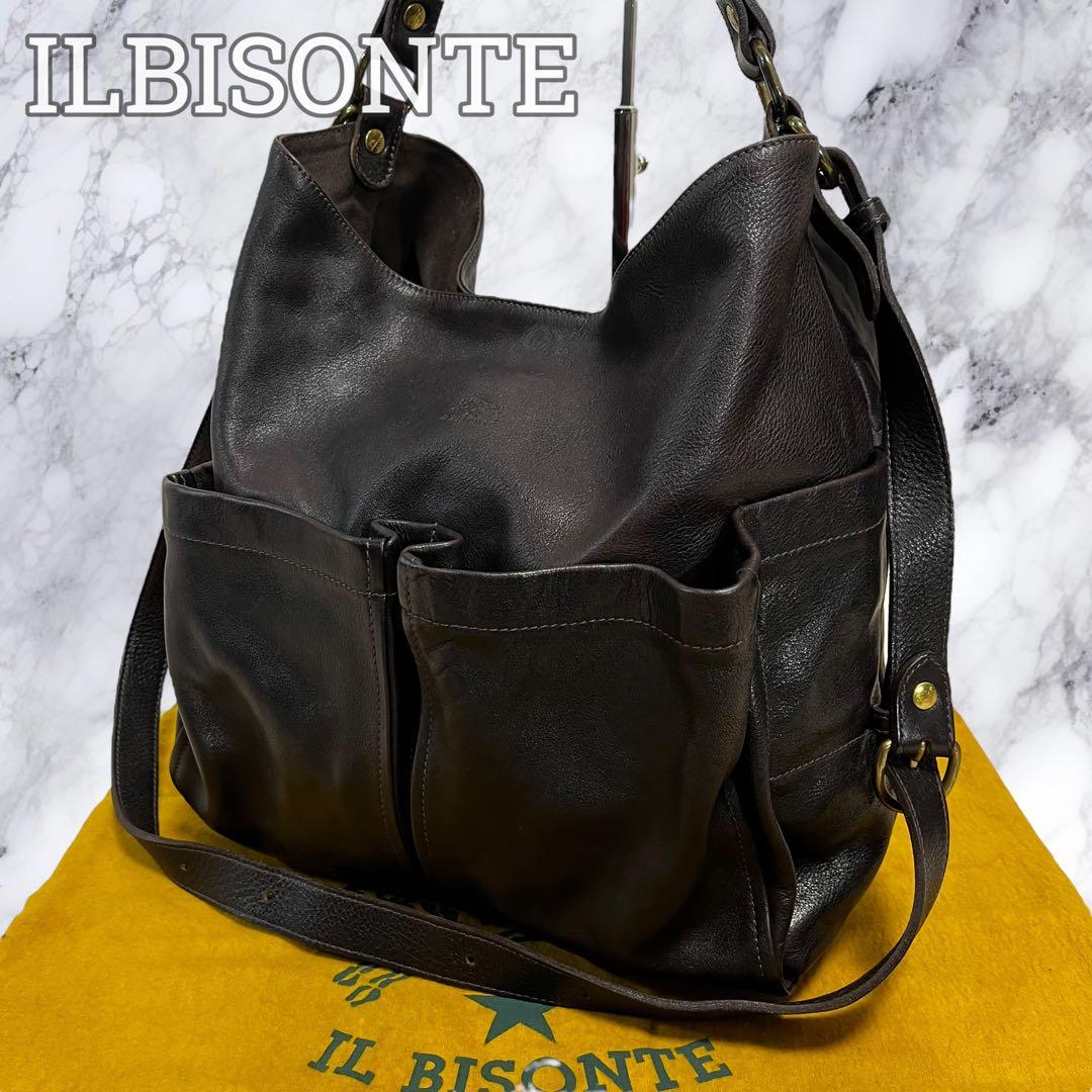 イルビゾンテ 2way ショルダーバッグ ワンショルダー 本革 肩掛け 斜め掛け