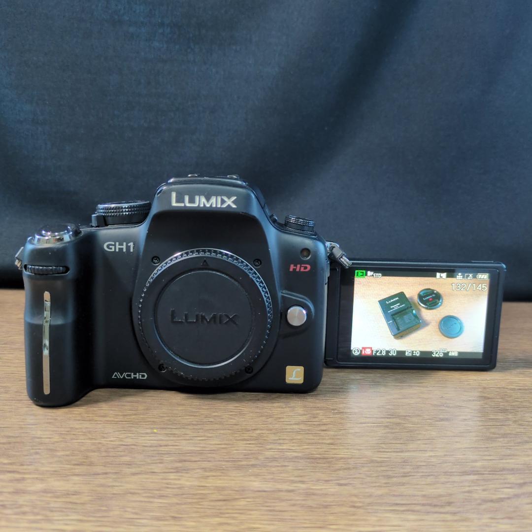 Panasonic LUMIX GH1 ボディ ブラック【動作品】箱付き