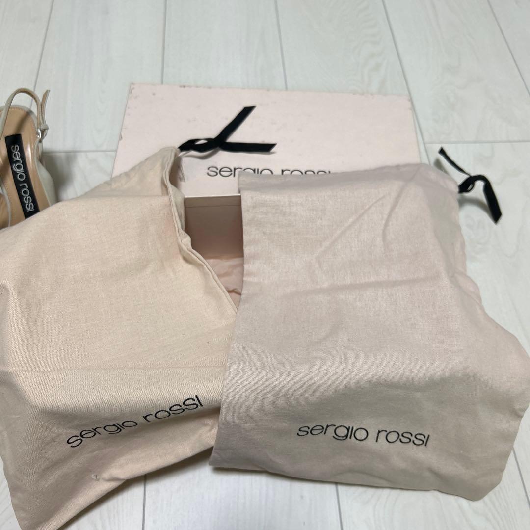 【美品】定価10.4万Sergio rossi セルジオロッシミュール　35.5