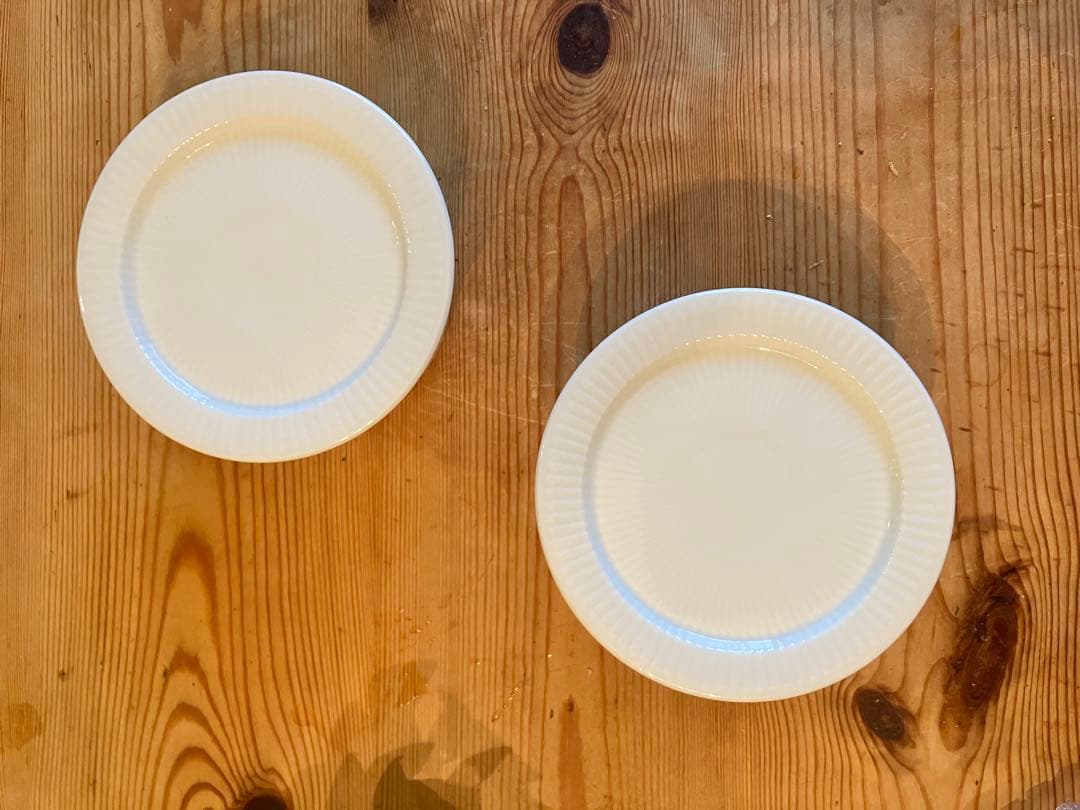 ロイヤルコペンハーゲン　ホワイトフルーテッド　蓋付オーブンウェア×2