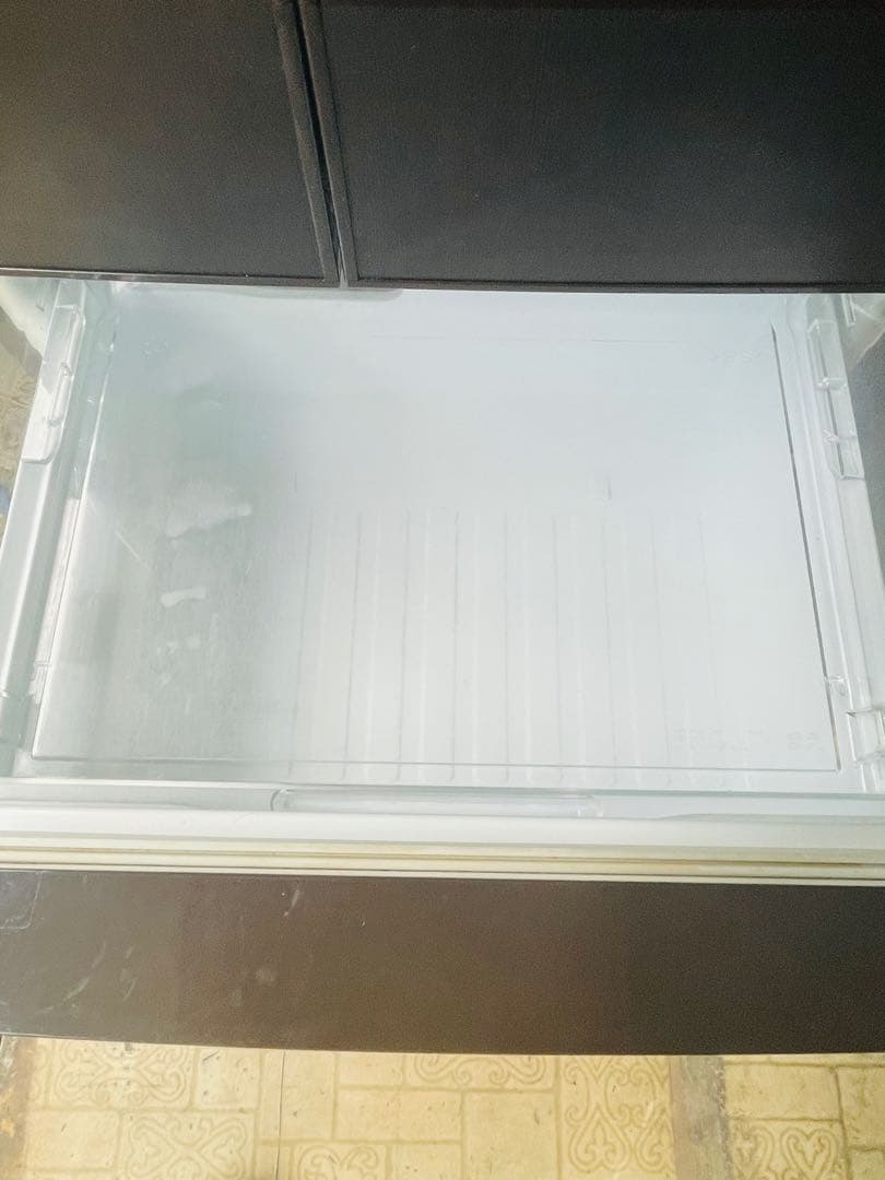 ファミリー用　401L 三菱　大型冷蔵庫 木目調　ブラウン