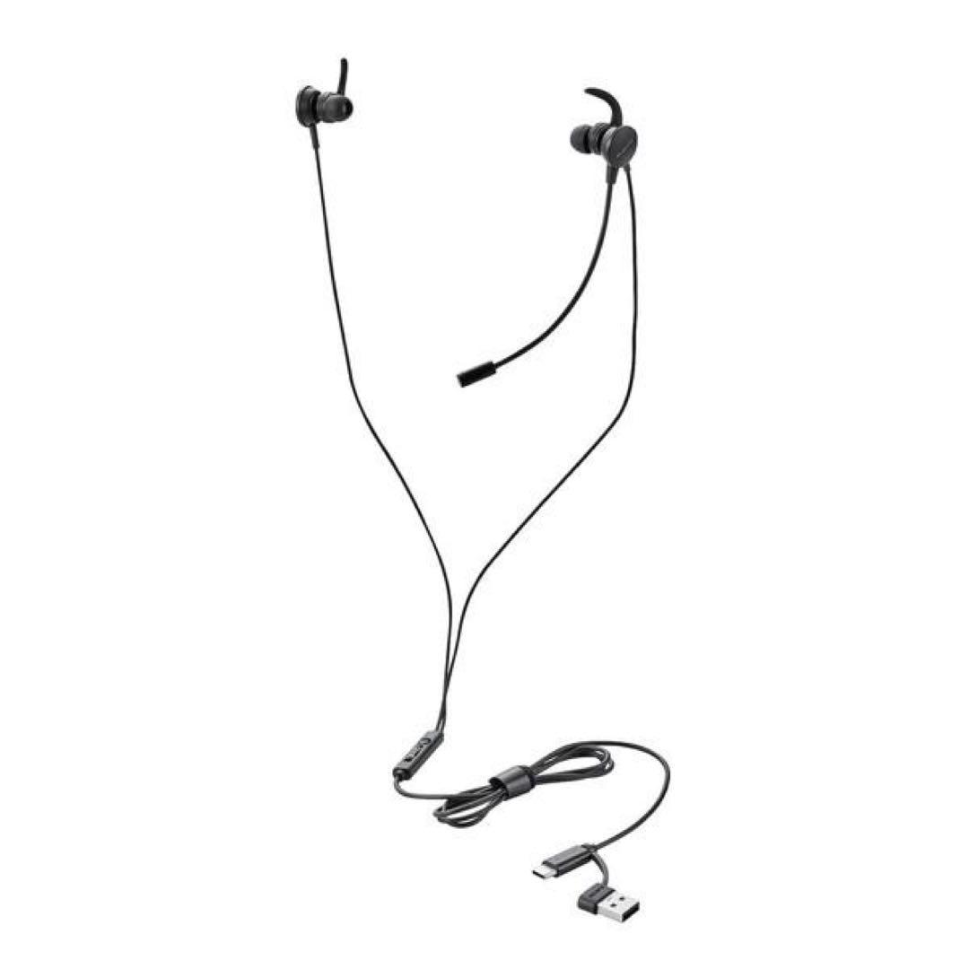20点 新品 ヘッドホン ヘッドセット 有線 マイク付き エレコム 【E01】