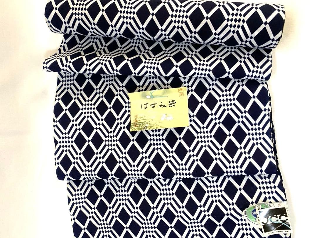 6Y39-⑤浴衣リメイク　ワンピース　ロング　ハンドメイド優雅Aライン　新品反物