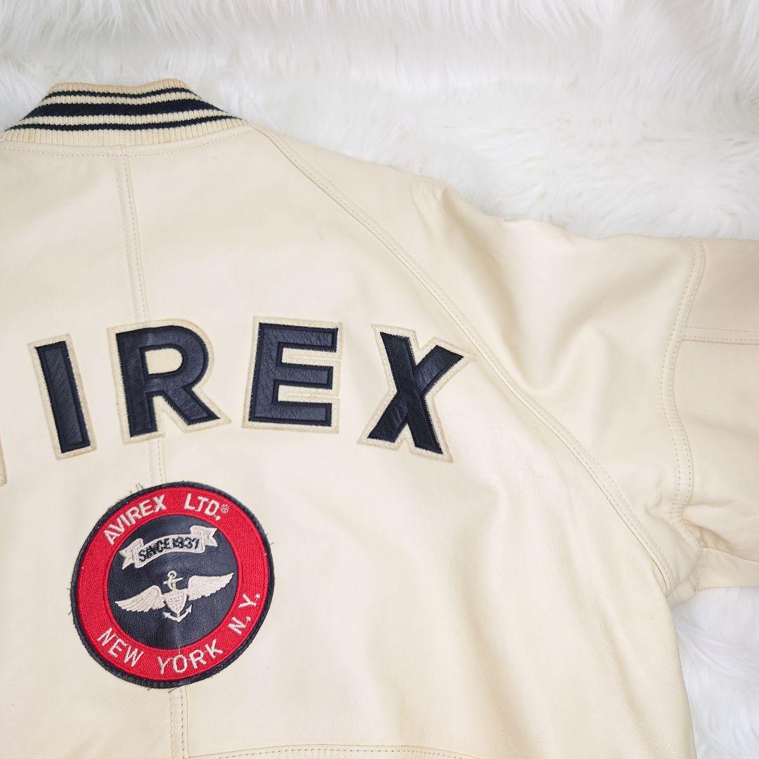 【希少】AVIREX 革製スタジャン