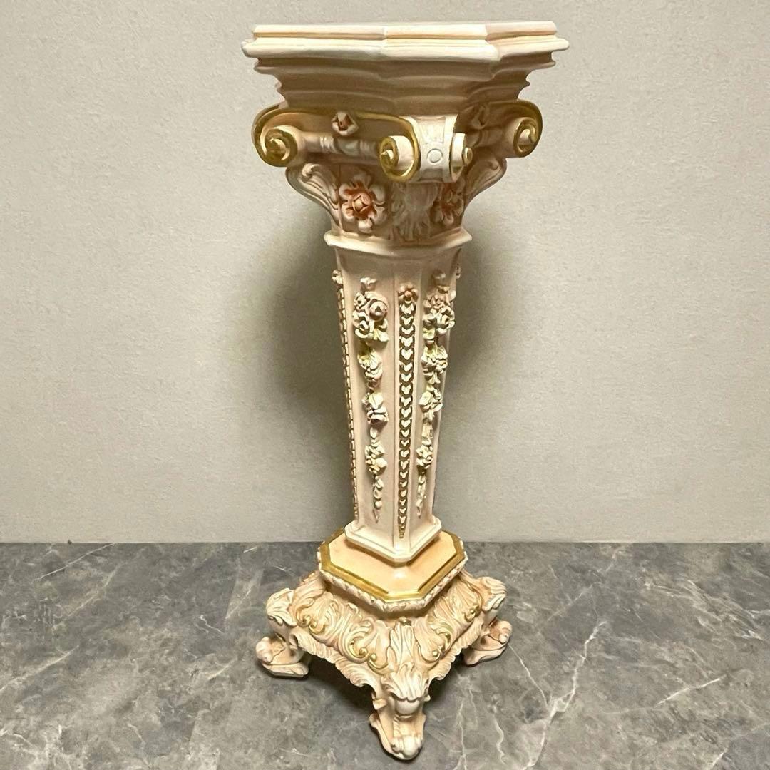 イタリア　ロココ調　SILIK(シリック)　フラワースタンド　花台　飾り台