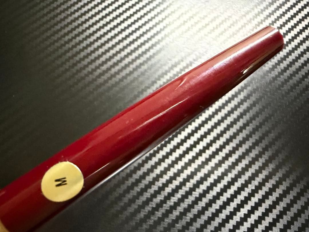 未使用に近い モンブラン No.221 ボルドー M 中字 万年筆 両用式