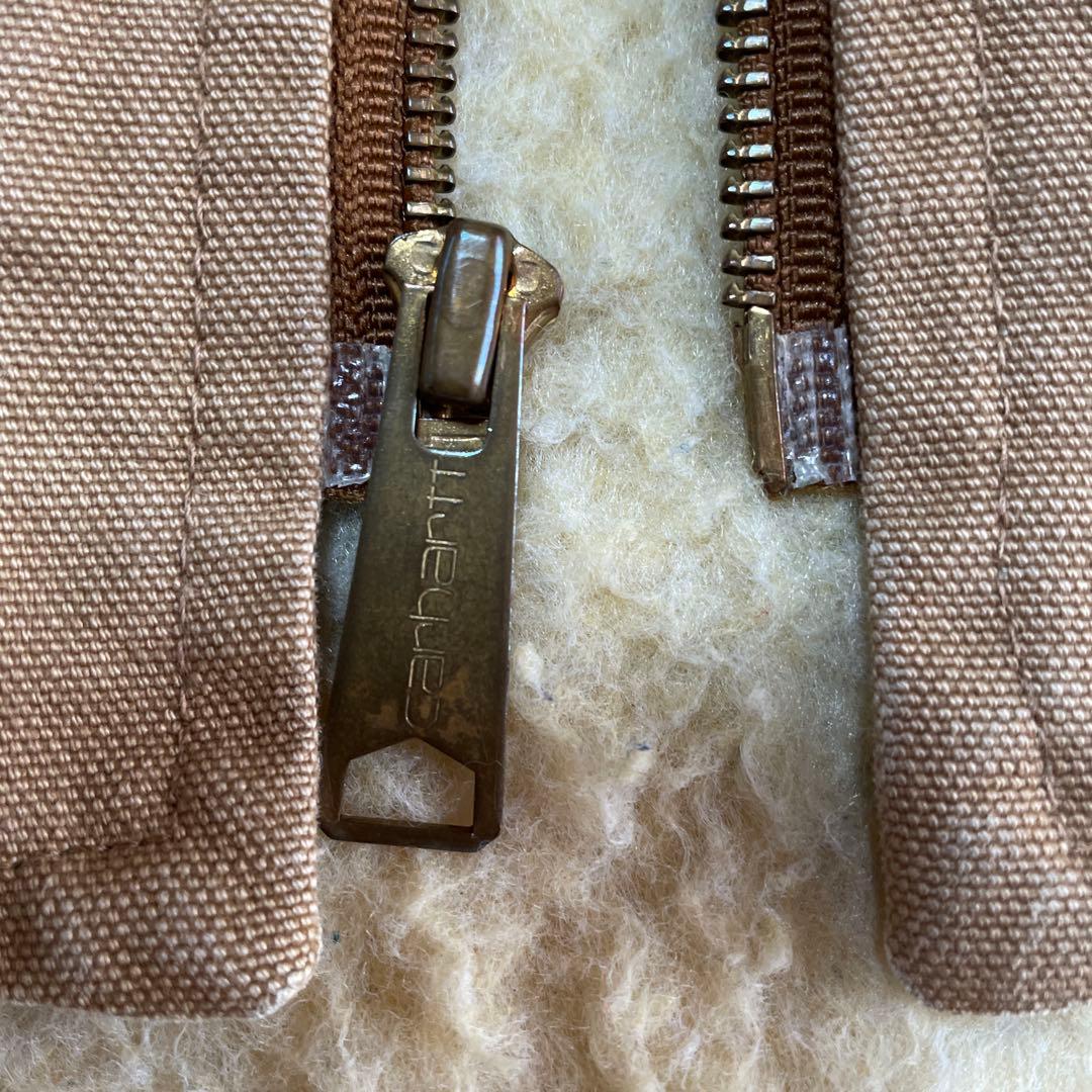 カーハート　ブラウンダックボアベスト　made in USA