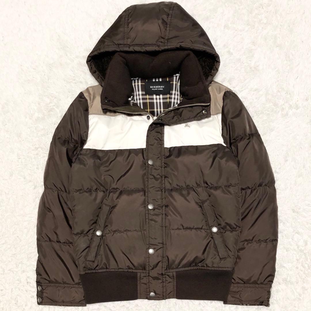 BURBERRY ブラックレーベル ノバチェック ダウンジャケット