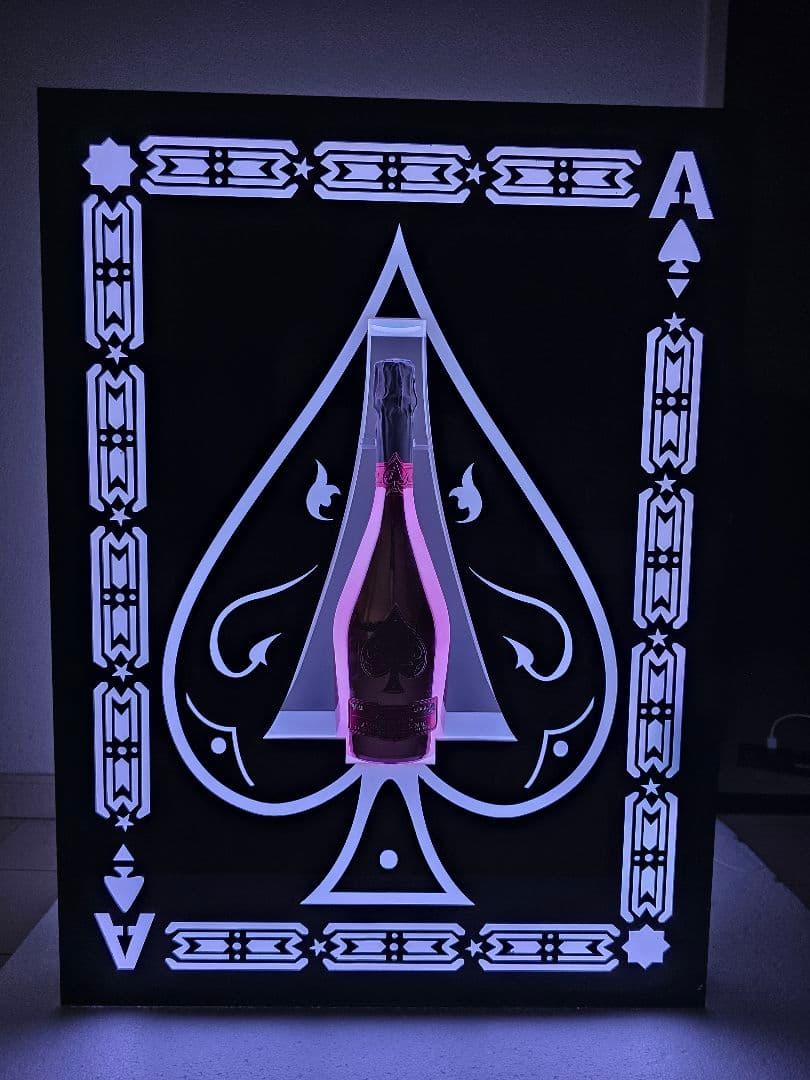 激安 アルマンド ディスプレイ台 LEDライト シャンパン アタッシュケース