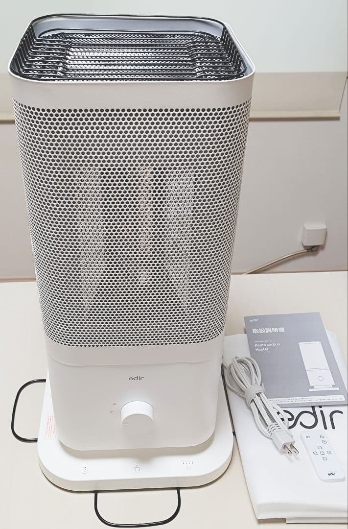 edir 5面カーボンヒーター　makuake第2弾　2025年　電気ストーブ