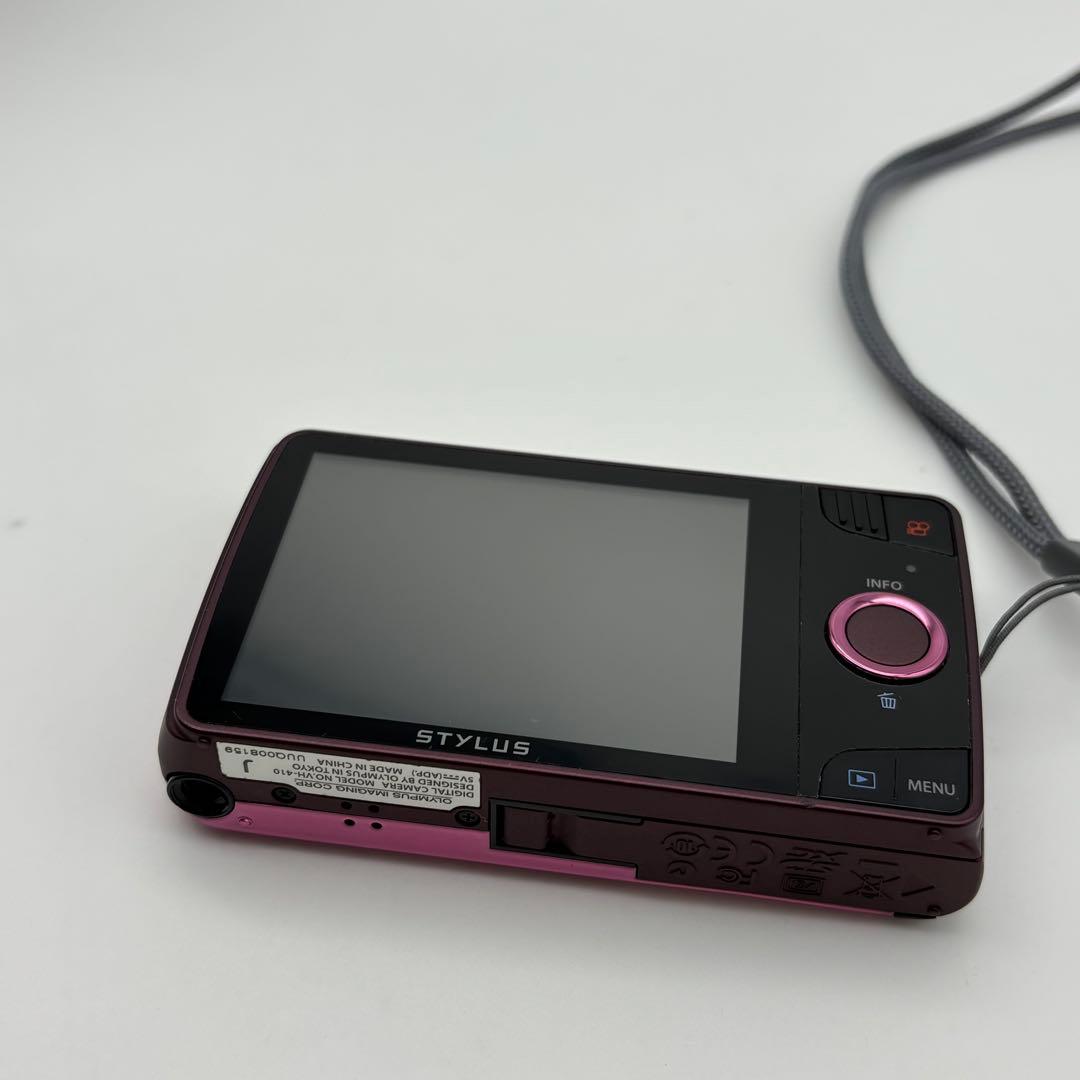 【美品】OLYMPUS オリンパス VH-410 ピンク コンデジ 動作確認済み