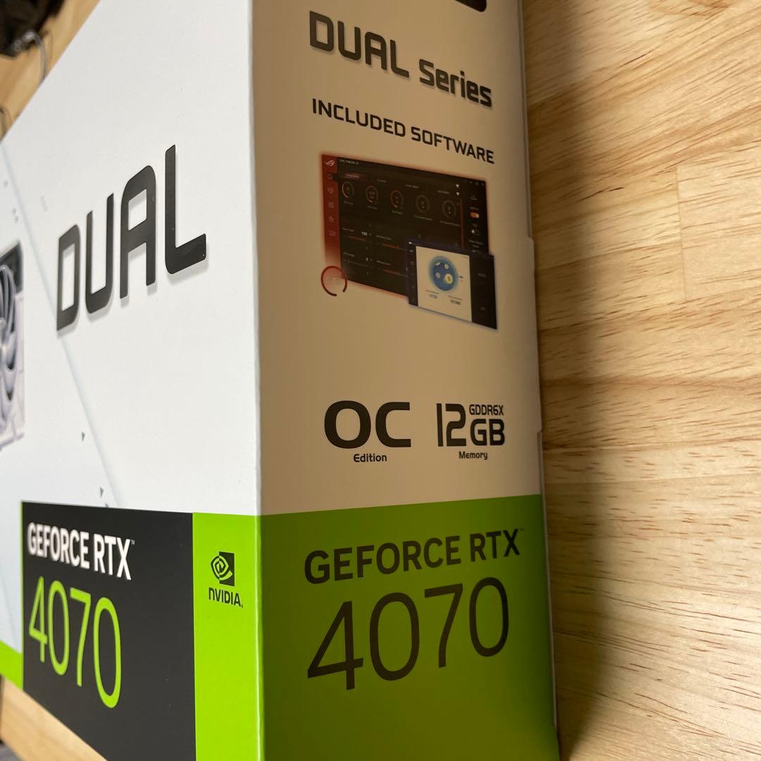 新品未開封ASUS GeForce RTX 4070 OC Edition