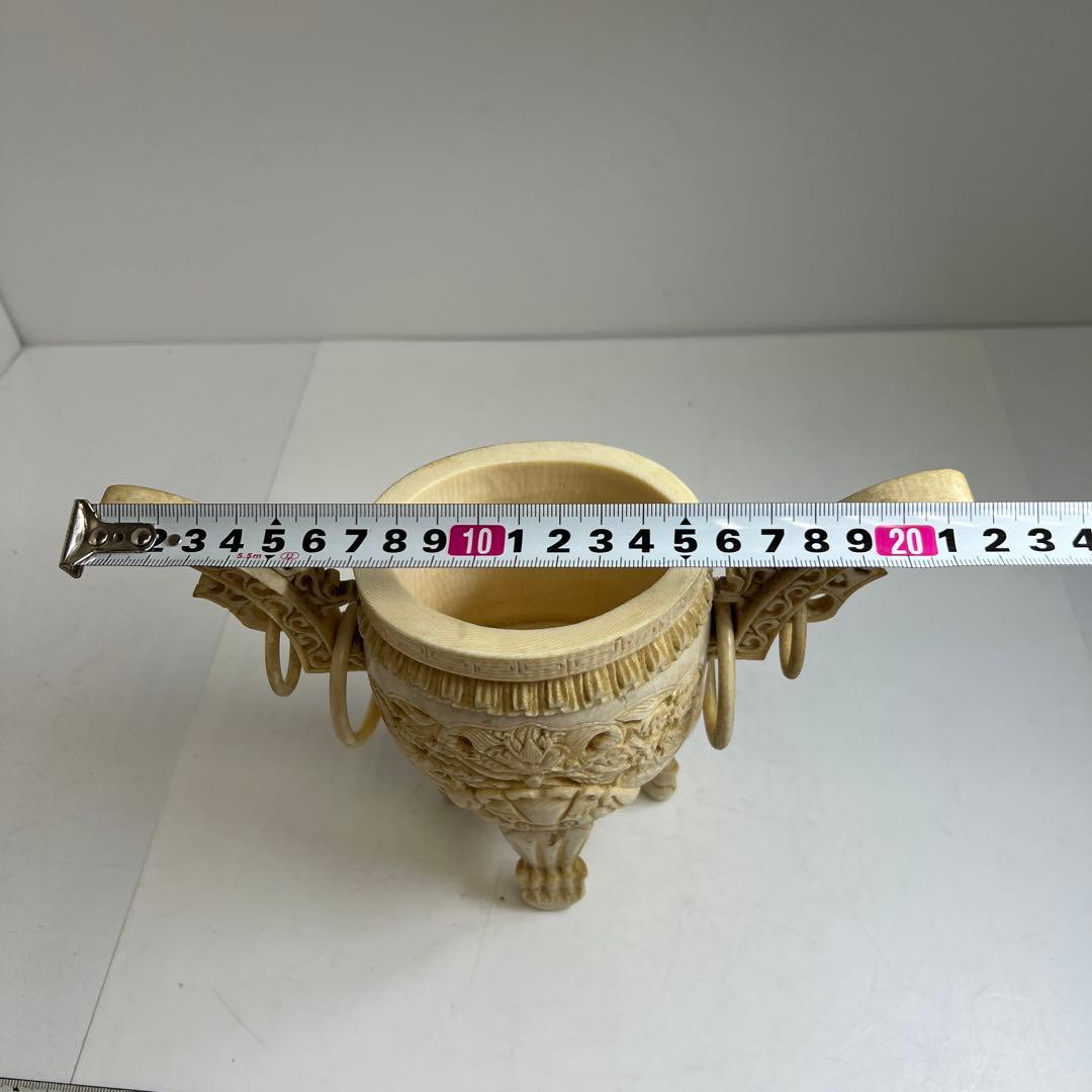 極上　香炉　649g 高さ25㎝　東な8-0201①