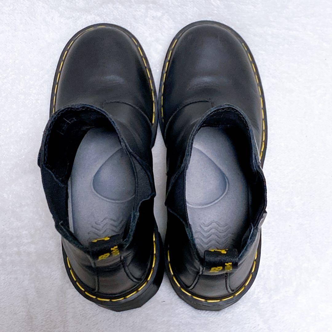 美品　ドクターマーチン　SPENCE　UK5　サイドゴア　厚底ヒール　ブラック