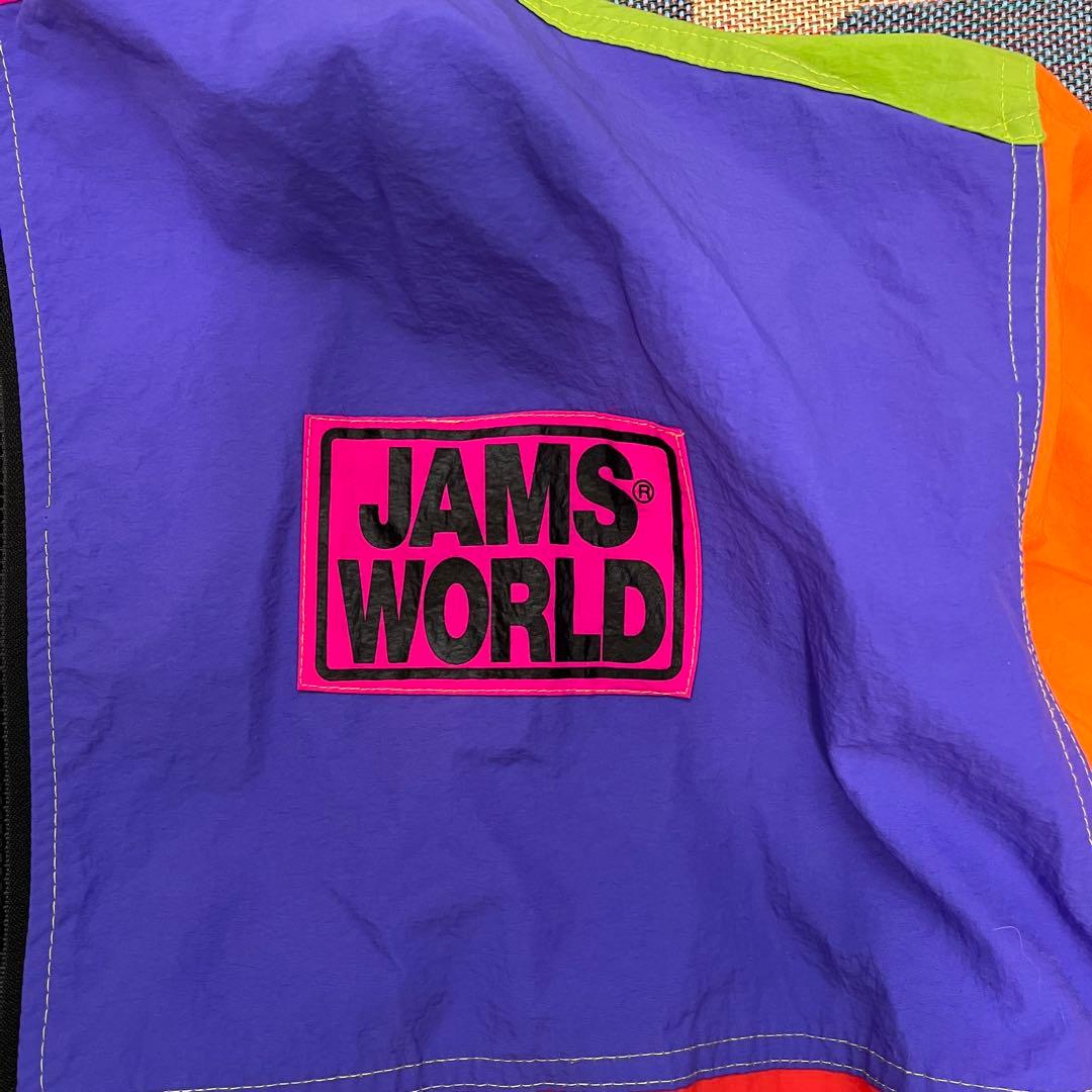 【美品】90s USA製 JAMS WORLD クレイジー ナイロンジャケット
