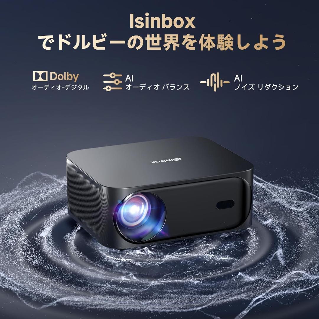 【新品 未使用品】コンパクトプロジェクター 公式アプリ搭載 プロジェクター 小型