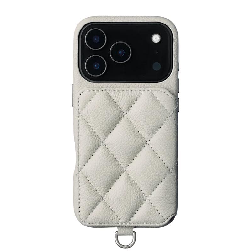 DEMIU 手帳型 レザーケース iPhone17pro・ストラップセット