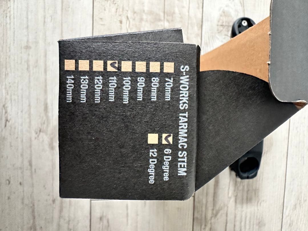 S-Works Tarmac Stem 110mm 6° マウント付属