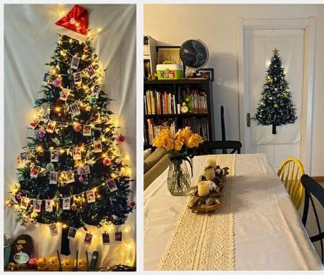 クリスマス タペストリー ツリー もみの木 壁飾り 壁飾り ブラックフライデー