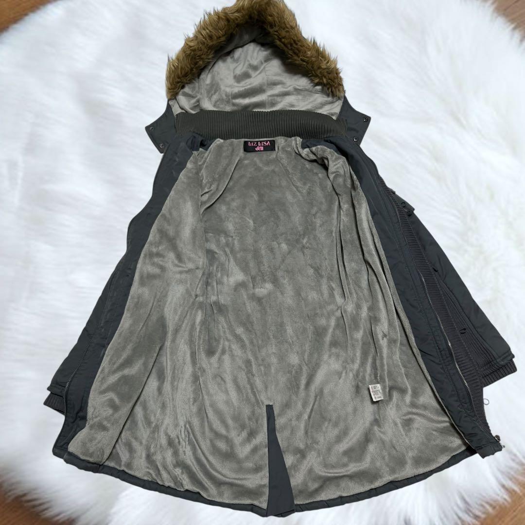 【美品】LIZ LISA doll モッズコート　ファー　平成　当時物　y2k