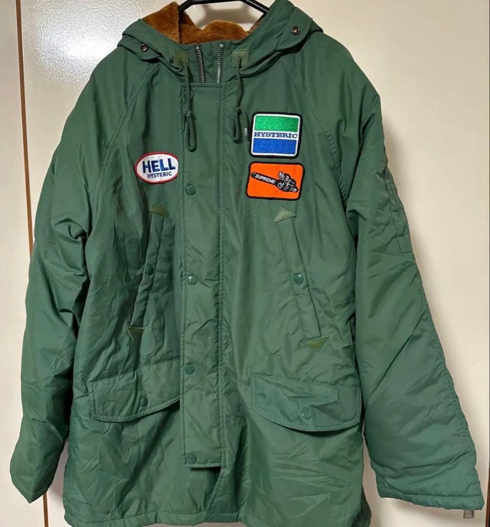 Supreme × HYSTERIC GLAMOUR モッズコート　メンズ　L
