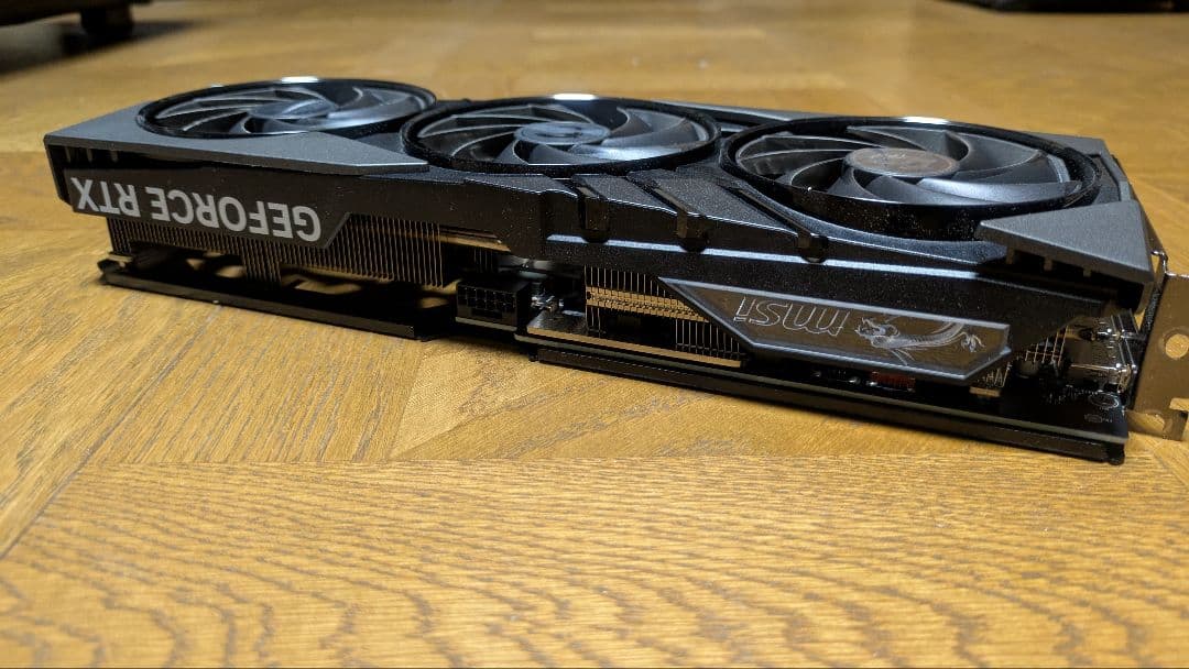 【中古】msi Geforce RTX 4070ti GAMING X SLIM
